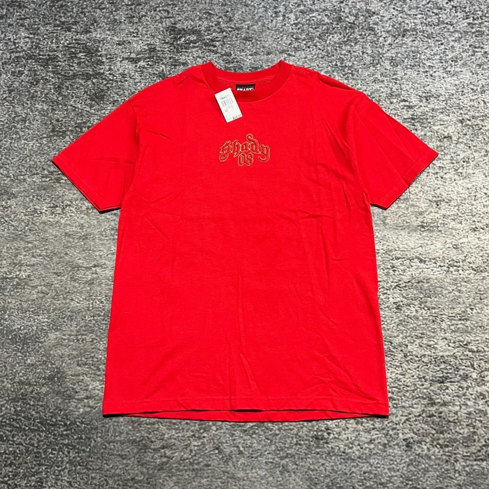 Vintage Shady LTD T Shirt Mens Medium Red Hip-Hop Streetwear Skater Y2K 2000s